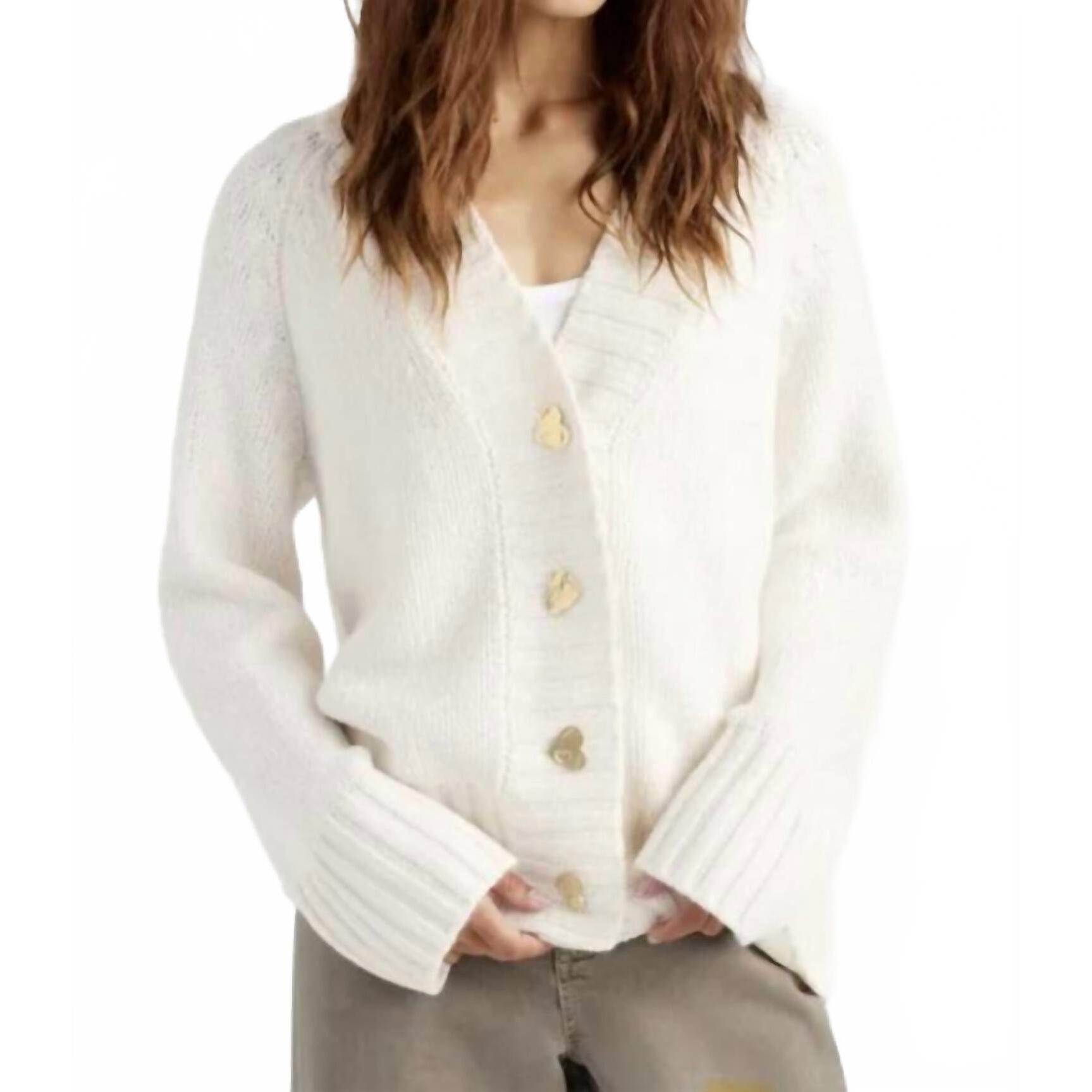 New Splendid Hartley Cardigan In Snow